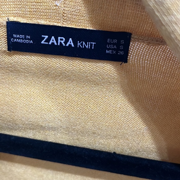 🧡ZARA KNIT Open Cardigan Sweater Belt - Picture 9 of 12